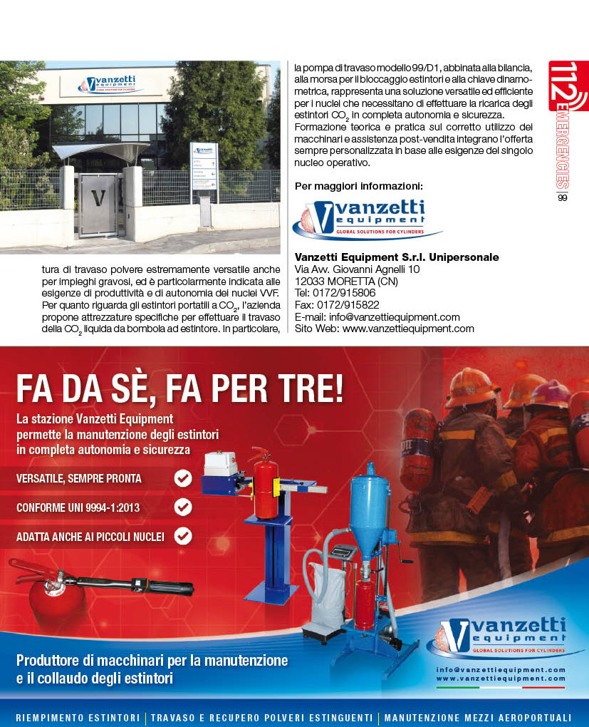 112 Emergencies ottobre99